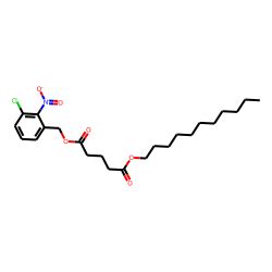 Glutaric Acid 2 Nitro 3 Chlorobenzyl Undecyl Ester Chemical