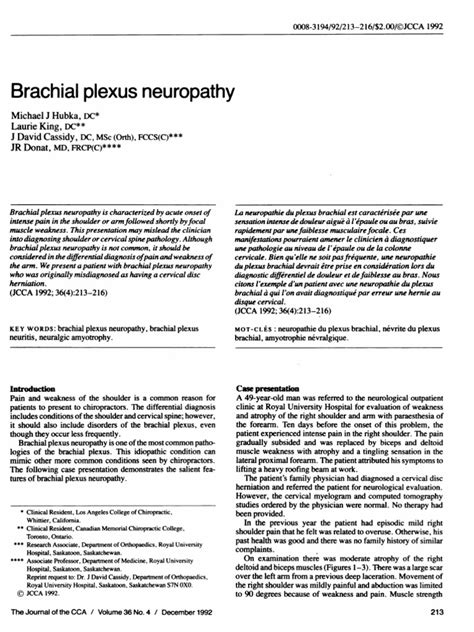 Brachial Plexus Neuropathy | Peripheral Neuropathy | Shoulder