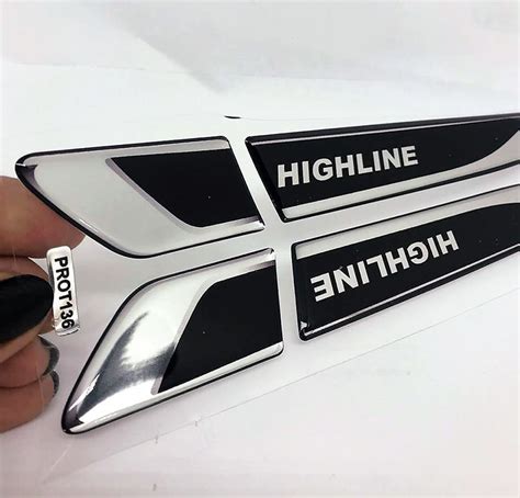 Emblema Resinado Aplique Lateral Highline Decorativo Par Sportinox