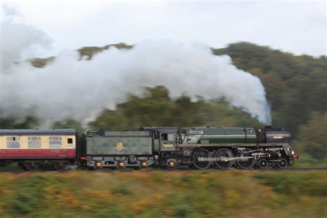 Steam Locomotive Britannia On The Severn Valley Rail Flickr