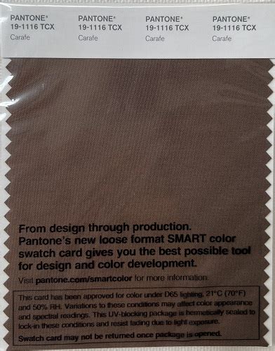 Pantone Tcx Cotton Swatch Card 19 1726 Tcx Cordovan