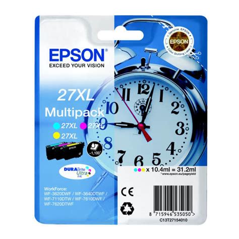 Original Epson Xl Colour Ink Cartridge Multipack