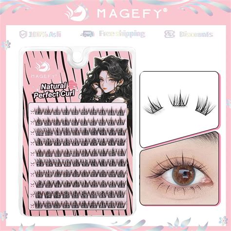 Jual Magefy Baris Bulu Mata Palsu Tanam Natural Eyelash Extension