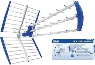 DecHome Antenna Digitale Terrestre Banda Uhf Galaxy Alluminio Guadagno