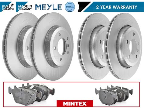 FOR BMW E46 330 Ci 330D FRONT REAR MEYLE PLATINUM DISCS MINTEX BRAKE