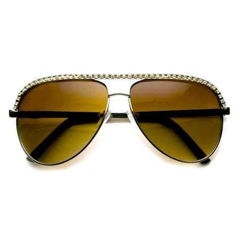 Emblem Eyewear Rhinestones Aviator Gem