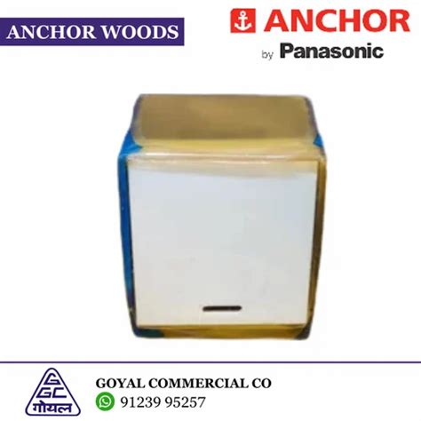 Anchor Woods White DP Switch 10 A 2 Module 1 Way With Indicator At