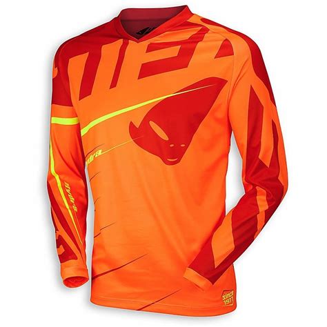 Maillot Moto Cross Enduro Ufo Hydra Jersey Orange Fluo Vente En Ligne