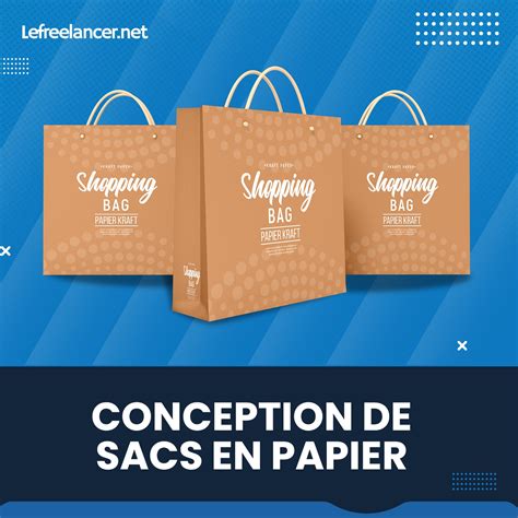 Conception de sac en papier personnalisé Lefreelancer net