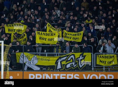 Breda Netherlands October Fans Of Nac Breda During The Dutch