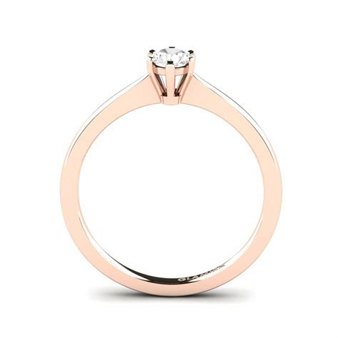 Obtener Anillo De Compromiso Bridal Rise En Redondo Corte Quilates