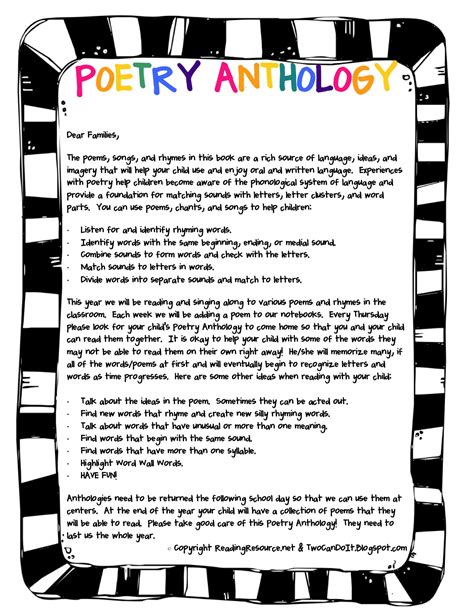 Two Can Do It Poetry Anthologies