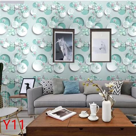 Bhw Wallpaper Self Adhesive Pvc Waterproof Wallpaper Fabric Safety Home