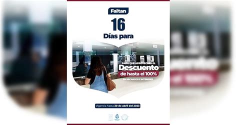 Cuenta regresiva Tienes 16 días para aprovechar los descuentos de