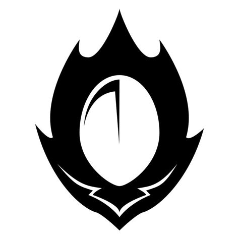 Logo Design Inspiration: Black and White Logo with Flames