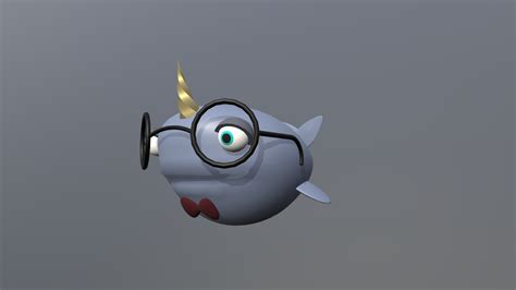 bloop  narwhal    model  oolin ddc sketchfab