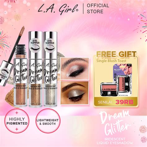 Jual LA Girl Dream Glitter Liquid Eyeshadow Shopee Indonesia