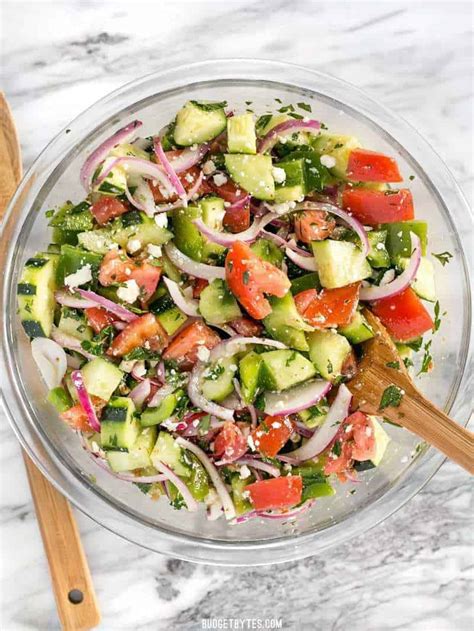 fresh vegetable salad