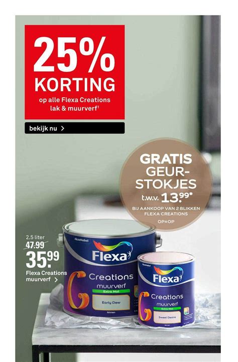 Flexa Creations Muurverf Aanbieding Bij Karwei