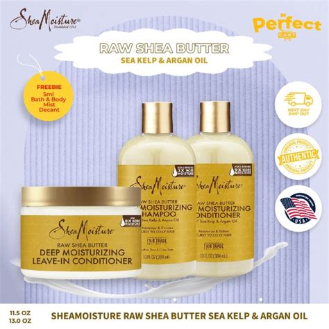 Sheamoisture Raw Shea Butter Deep Moisturizing Shampoo I Conditioner I