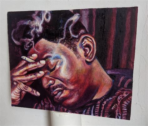 Mekhi Phifer Meme Oil Painting Etsy