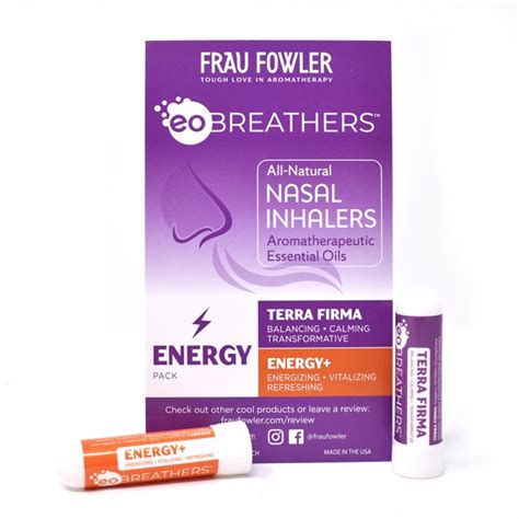 Essential Oil Aromatherapy Inhaler ENERGY Pack - eoBREATHERS