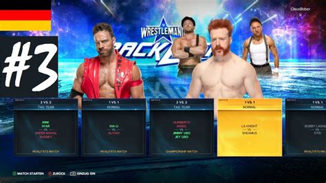 WWE 2K23 Universe Superstar Mode 3 Mai 2 Woche WrestleMania