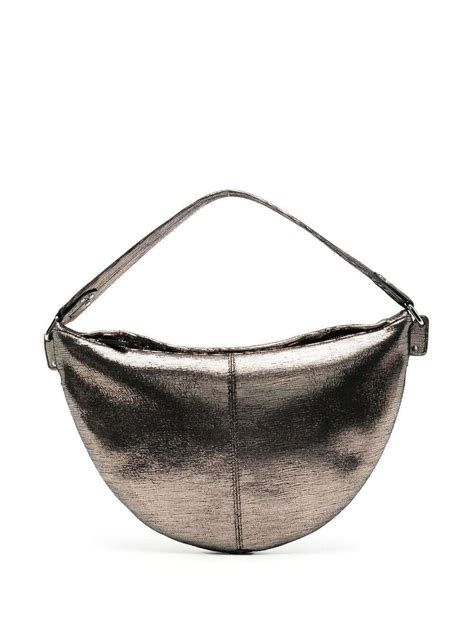 Jérôme Dreyfuss Paul Lamé Effect Shoulder Bag Editorialist