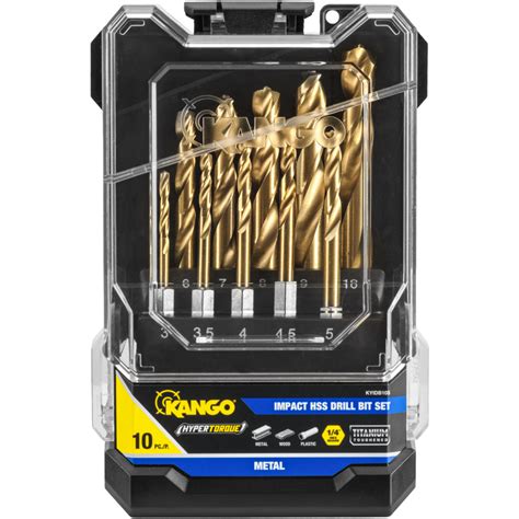 Piece Impact Hss Drill Bit Set Kango Kango Tools