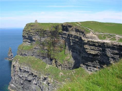 Castle by the Cliffs of Moher Galway Ireland - Photorator