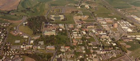 University of Idaho campuses, oblique aerial view. [3-50] | University ...