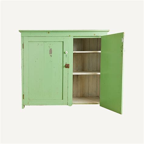 ANTIQUE PAINTED CUPBOARD – PLAIN GOODS