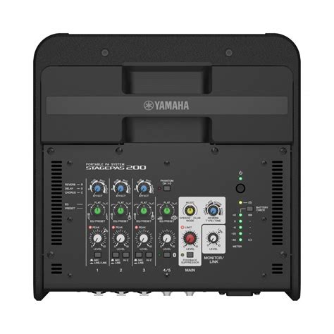 Yamaha Stagepas Btr Sistema De Pa Port Til Con Bater A Gear Music