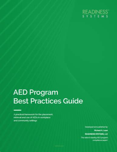 AED Program Best Practices Guide – Readiness Systems