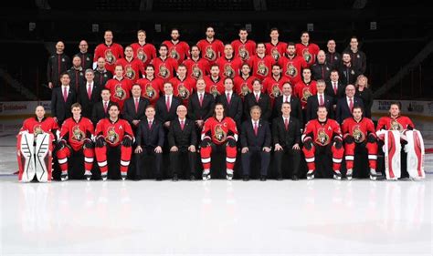 2014 2015 Ottawa Senators Team Photo Team Pictures Team Photos