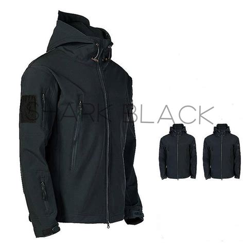 Chaqueta Tatica Militar Impermeavel Black