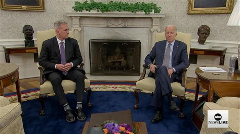 Biden Meets With Mccarthy Good Morning America