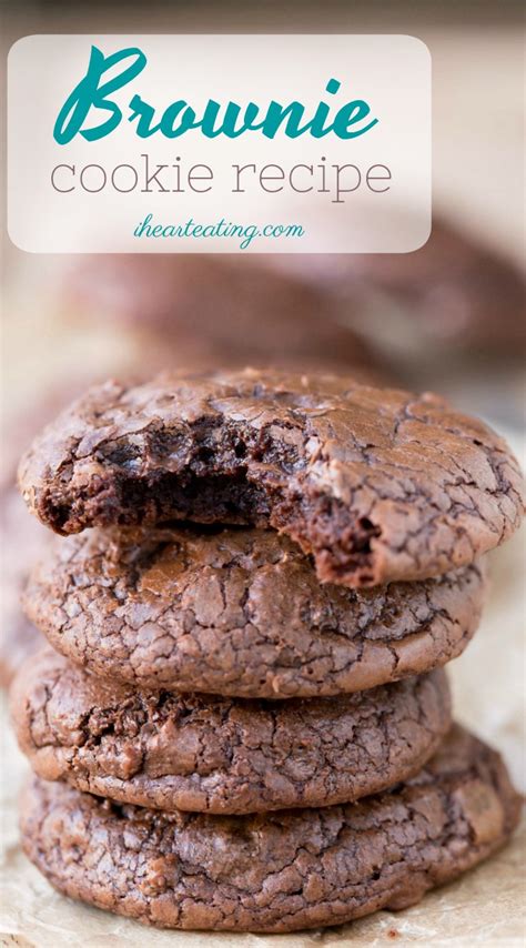 This Brownie Cookie Recipe Is All Of The Good Parts Of A Brownie Crackly Crust Fudgy Middles