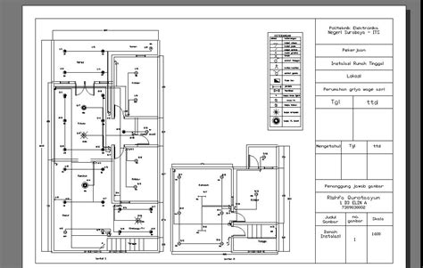 Diagram Instalasi Listrik Gedung | Skema Diagram