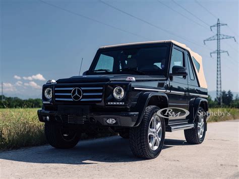 2014 Mercedes Benz G500 Cabriolet Final Edition St Moritz 2021 Rm