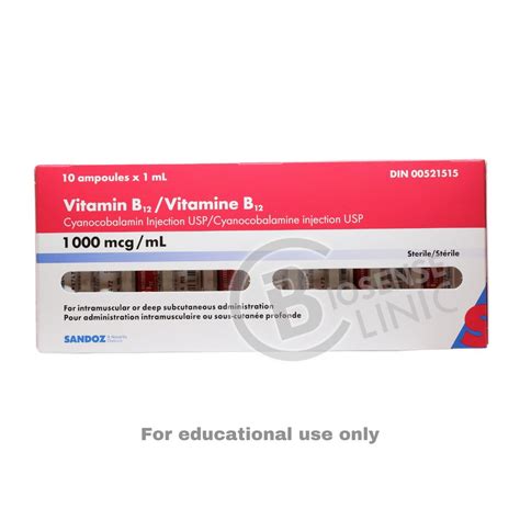 Buy Vitamin B12 Injection (single dose vial) | BuyB12injection.com