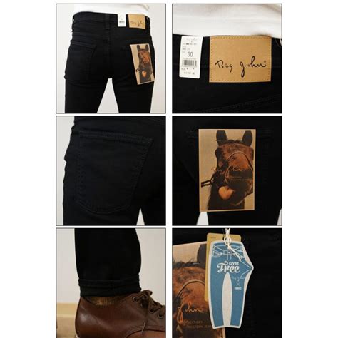 BIG JOHN ビッグジョン NUDE LEG ヌード レッグ ジーンズ デニム 黒スキニー ジーパン パンツ メンズ レディース タイト フィット ハイパー ストレッチ MMM106J
