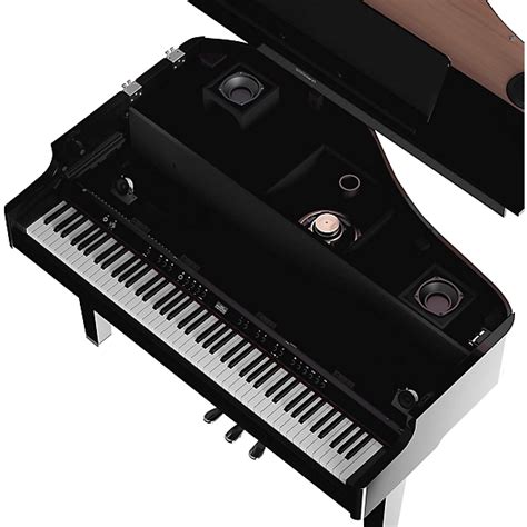 Roland GP 6 Digital Grand Piano With Bench Polished Ebony Guitar Center