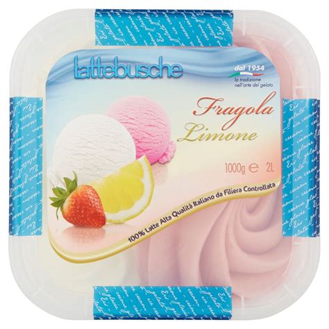 Gelato Fragola E Limone Lattebusche Kg L Ecommerce Secondo Iper Tosano