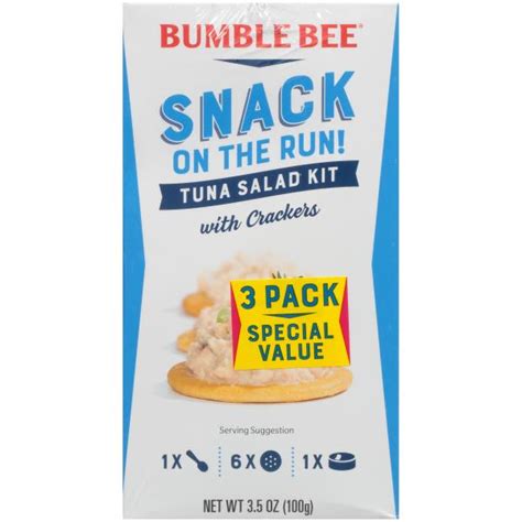 Bumble Bee Snack on the Run! Salad Kit, Tuna, Special Value, 3 Pack | Publix Super Markets