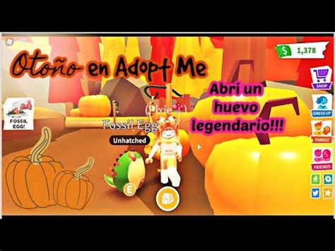 Nuevo HUEVO LEGENDARIO y actualizacion de otoño en Adopt Me YouTube