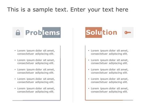 Problem Solution 135 Powerpoint Template