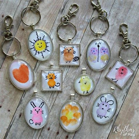 Fingerprint Art Keychain And Backpack Charms VIDEO Fingerprint Art