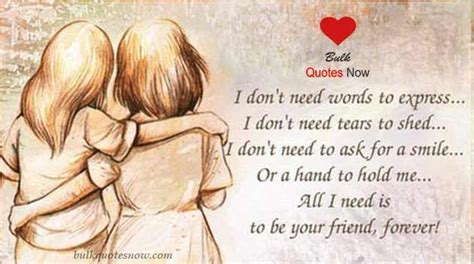 I Don’t Need Words To Express Happy Friendship Day Quotes Friendship Day Quotes Images