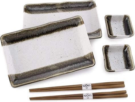 Hinomaru Collection Vajilla Japonesa De Piezas Para Sushi Plato